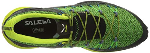 Salewa MS Dropline Gore-TEX Zapatillas de trail running, Black Out/Blue Danube, 39 EU