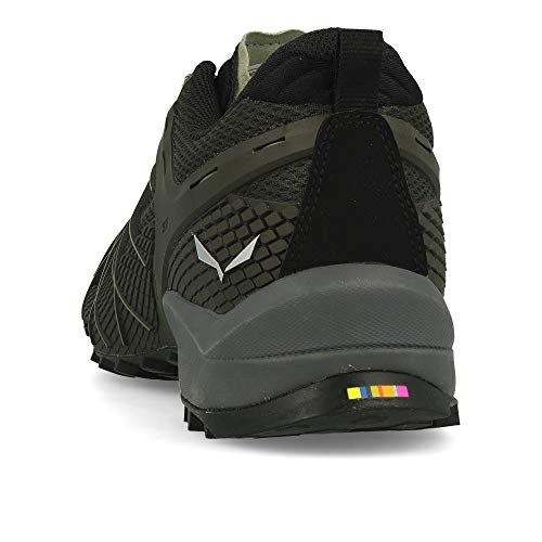 Salewa MS Wildfire Zapatos de Senderismo, Black Olive/Siberia, 40.5 EU