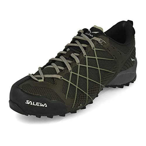 Salewa MS Wildfire Zapatos de Senderismo, Black Olive/Siberia, 40.5 EU