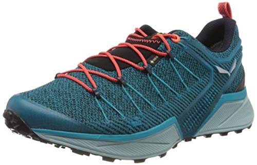 Salewa WS Dropline Gore-TEX Zapatillas de trail running, Ocean/Canal Blue, 38 EU