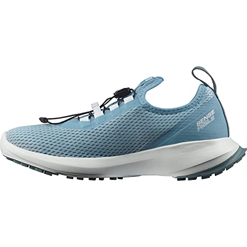 Salomon Sense Feel 2 Mujer Zapatos de trail running, Azul (Crystal Blue/White/Trooper), 37 1/3 EU