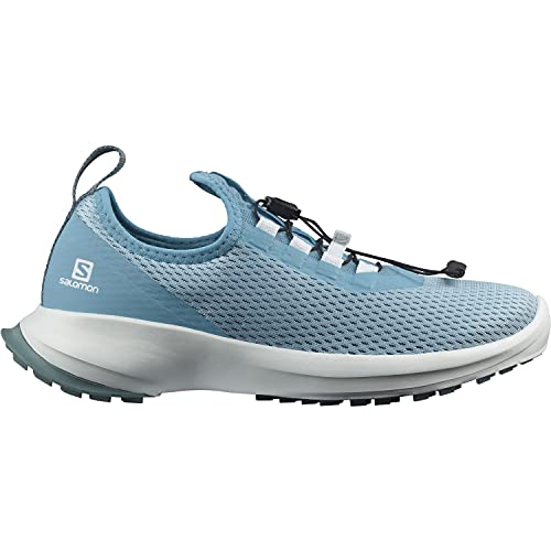 Salomon Sense Feel 2 Mujer Zapatos de trail running, Azul (Crystal Blue/White/Trooper), 37 1/3 EU