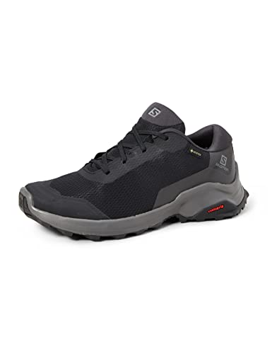 Salomon X Reveal Gore-Tex (impermeable) Hombre Zapatos de trekking, Negro (Black/Phantom/Magnet), 42 ⅔ EU