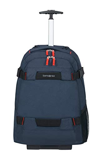 Samsonite Sonora - 17 Pulgadas Mochila para Portátil con Ruedas, 55 cm, 30 L, Azul (Night Blue)