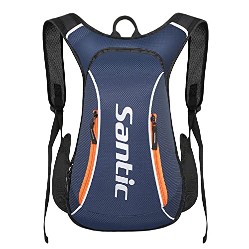 Santic Mochila Ciclismo 15L MTB Montaña Mochila Bicicleta Montaña/Carretera Pequeña Azul