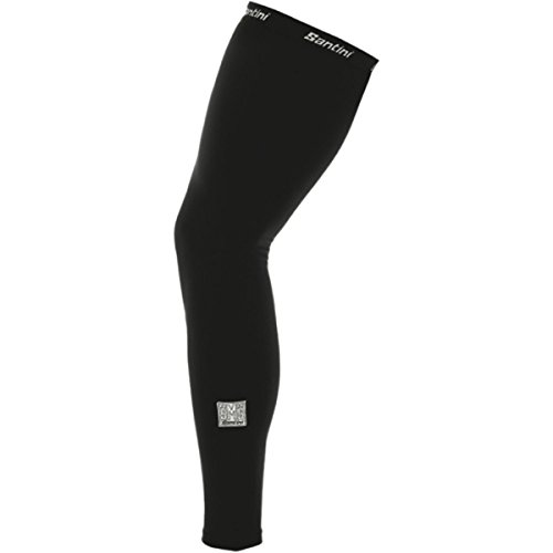 Santini 365 Totem - Manguitos de Ciclismo para Hombre, Color Negro, Talla M/L