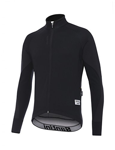 Santini UCI Rainbow Design Chaqueta de Invierno, Hombre, Negro, Large