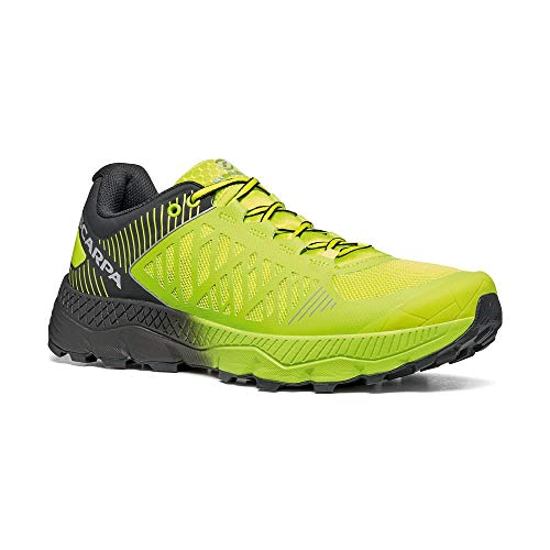 Scarpa SPIN Ultra, Zapatillas de Trail Running Hombre, Acid Lime-Black ARS6 Velox MAX LB, 40.5 EU