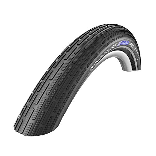 Schwalbe Fat Frank - Cubierta de Bicicleta (Compuesto SBC; versión K-Guard, Anchura de 5,9 cm, diámetro Interior de 66 cm), Color Negro