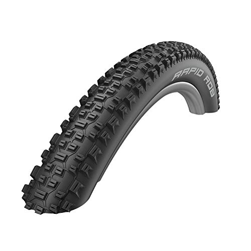 Schwalbe Rapid Rob Active Line, Drahtreifen Neumáticos para Bicicleta, Unisex Adulto, Negro, 26x2.25/57-559