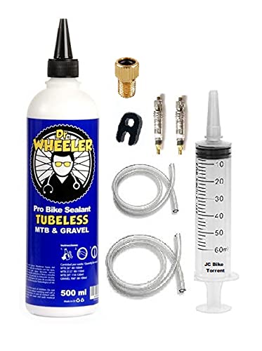 Sellante Anti pinchazos tubeless Dr. Weeler Kit jeringa