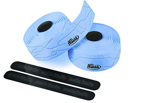 Selle Italia - Cinta para Manillar Bicicleta de Carretera SMOOTAPE Gran Fondo EVA 2.5mm Gel PMS C, Ultra Comfort, Antideslizante, Elástico (Azul)