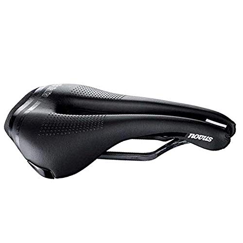 Selle Italia - Sillìn Bicicleta de Carretera Novus Boost Kit Carbonio Superflow, Rail Carbon/Keramic Ø7x9, Sillìn Corto Road Perfomance Fibra-tek Ligero, Comfort