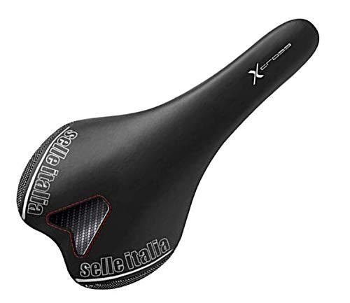 Selle Italia SLR X-Cross S1 Sillín, Unisex Adulto, Negro, Talla Única