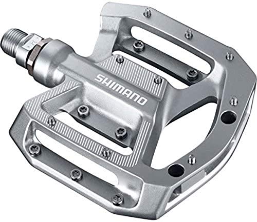 SHIMANO GR500 Pedales, Unisex Adulto, Plata, M