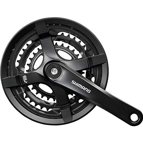 SHIMANO Kurbelgarnitur-2092832620 Bielas, Unisex Adulto, Negro, 175 mm