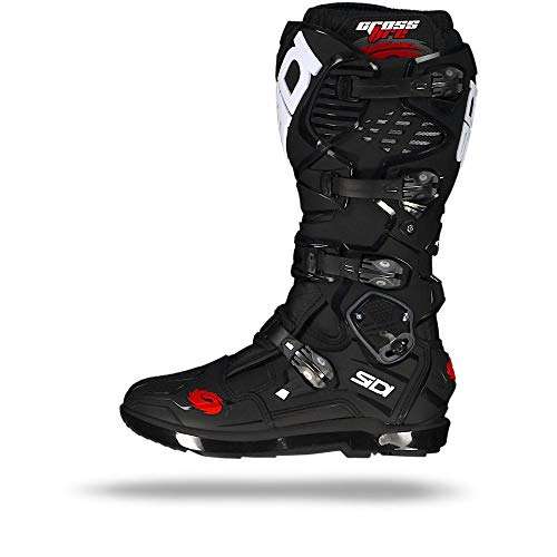 Sidi Crossfire 3 Srs 000MMFIRE3WSRS - Botas de moto, hombre, talla 43 EU, color negro