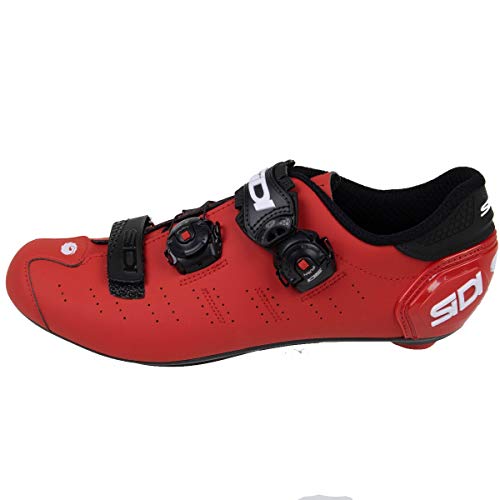 SIDI Ergo 5 Matt - Zapatillas, Hombre, Rosso Opaco Nero, 45