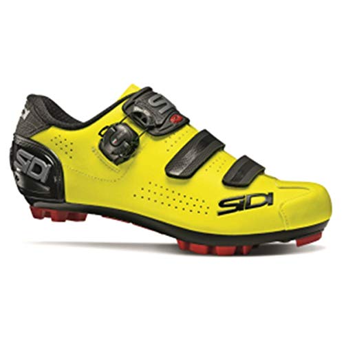 SIDI MTB Trace 2, Zapatillas Deportivas Unisex Adulto, Negro Amarillo, 40 EU