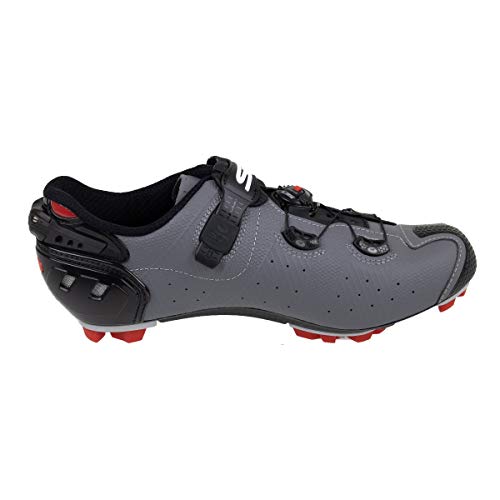 Sidi Zapatillas MTB Drako 2, Unisex Adulto, Gris Mate/Negro, 42 EU