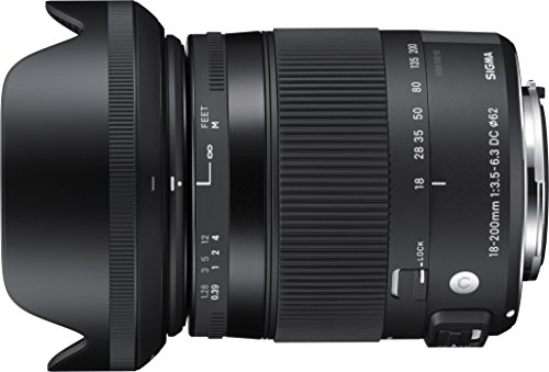 Sigma 885955 - Objetivo para Nikon (distancia focal 18-200mm, estabilizador de imagen) negro