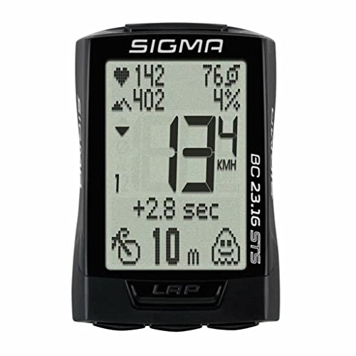 Sigma Computer BC 23.16 STS Set Topline, Unisex Adulto, Negro, TU EU