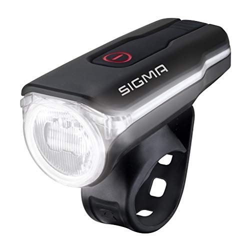 Sigma Sport Aura 60 Set de Luz Delantera y Trasera, Unisex Adulto, Negro/Rojo, Talla Única