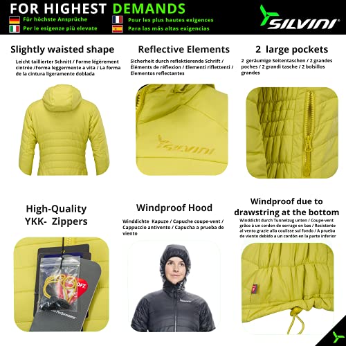 SILVINI Cesi Damas de la Chaqueta de Primaloft Mountain Warehouse Impermeable Plegable Abrigo Ligero Mujer Abrigos de Mujer Elegantes Mountain Warehouse Mujer Anorak Nieve Mujer Vans Mujer