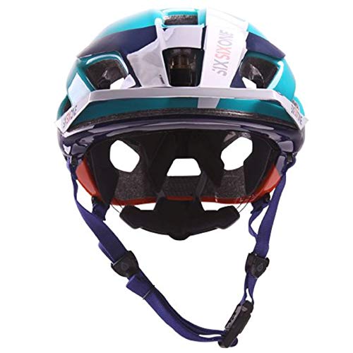 SixSixOne Fahrradhelm EVO AM, Orange Blau, XS/S, 7183-6