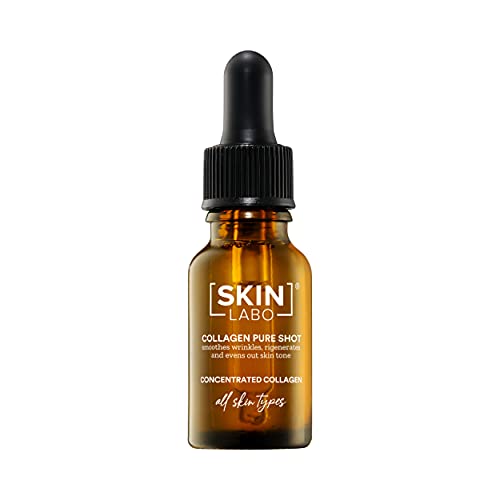 SkinLabo - Shot De Colágeno Concentrado. Sérum facial para contrarrestar y prevenir la formación de arrugas. Para todos los tipos de piel. 15 ml.