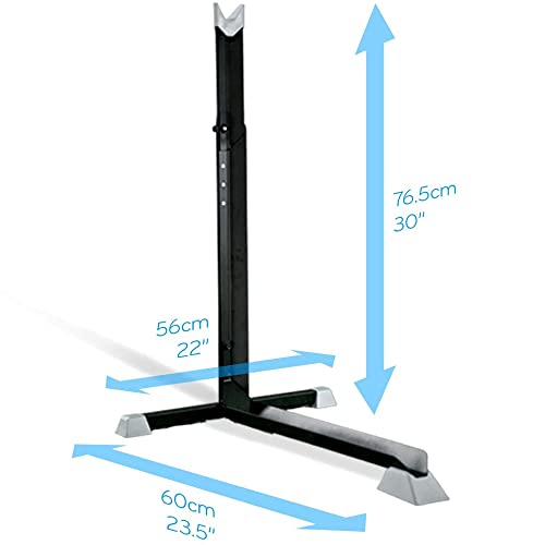 Soporte Bike Nook portátil para guardar bicicletas en interior. Rack estático de altura ajustable para ahorrar espacio