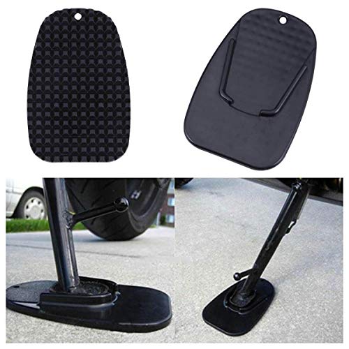 Soporte pata Cabra Moto Universal, Almohadilla para Pata de Cabra para Motocicleta, Placa de Extensión Lateral, Almohadilla para Estacionamiento al Aire Libre