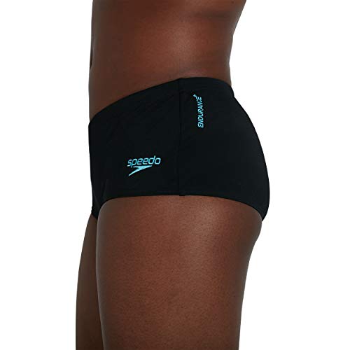 Speedo - Bañador para Mujer con Logotipo de Boom, Mujer, Conjunto de Bikini, 812322, Negro/Light Adriatic, Extra-Large