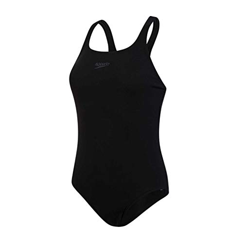 Speedo Essential Endurance + Kickback Bañador, Mujer, Negro, 36 (ES 42)