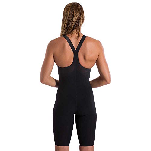 Speedo Fastskin LZR Pure Valor Closedback Kneeskin Traje de baño, Mujer, Black/White, 25