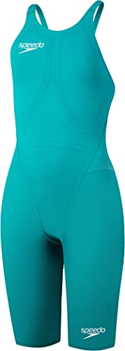 Speedo Fastskin LZR Racer Element Openback Kneeskin AF Traje Neopreno, Mujer, Jade, 20