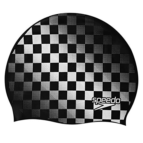 Speedo Flipturns Reverse Silicone Cap Swimming Caps, Adult Unisex, Negra, Talla única