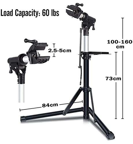 Sportneer Soporte para reparación de Bicicletas Soporte de Trabajo Plegable para reparación de Bicicletas, Altura Ajustable