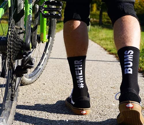 SQlab SQ-Socks ONE11, Calcetines deportivos para Ciclismo, Negro-Blanco, 40-43