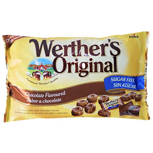 STORCK Caramelos Werther's Original Sin Azúcar Sabor Chocolate 1kg - Jujuca