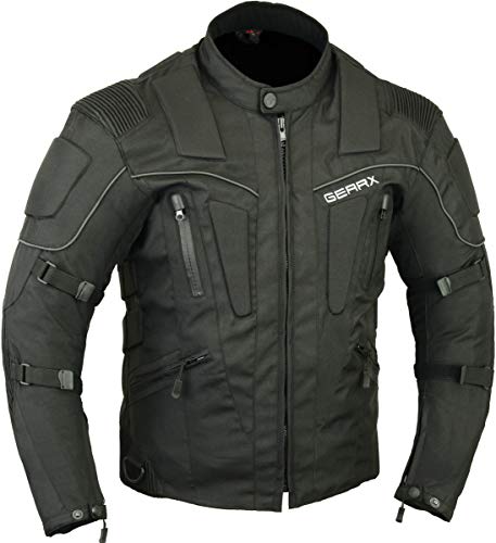 STORM Chaqueta Armadura Protección Moto tormenta con ventila Motocicleta, Grande