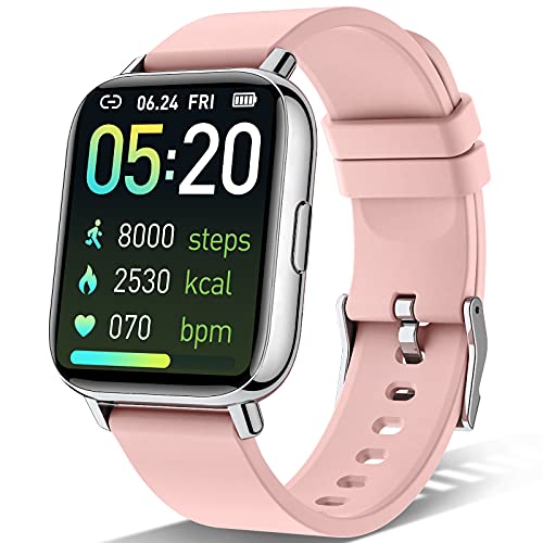 IDEALROYAL Reloj Inteligente Hombre Mujer, Smartwatch con Pulsómetro,  Cronómetro, Calorías, Monitor de Sueño Podómetro, Smartwatch Hombre a  Prueba de