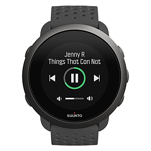 Suunto 3 Reloj deportivo GPS con medición dle ritmo cardiaco en la muñeca, Seguimiento 24/7 de actividad física y recuperación