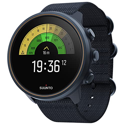 Suunto 9 Baro Reloj deportivo GPS con batería de larga duración y medición de frecuencia cardiaca en la muñeca