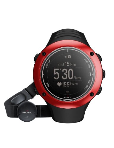 Suunto Ambit2 S HR Red Reloj con GPS Integrado, Unisex, Negro/Rojo, Talla Única