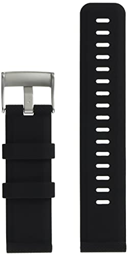 Suunto Traverse Black Silicone Strap Correa, Unisex, Negro, Talla Única