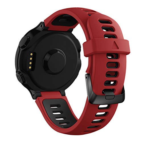 Syxinn Compatible con Correa Forerunner 735XT Banda de Reemplazo Silicona Suave Sports Pulsera para Forerunner 735XT/235/220/230/620/630