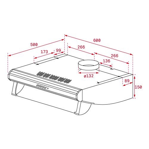 Teka Campana Clásica Integrada en Mueble Modelo C 6420 2 Motores Acero Inoxidable