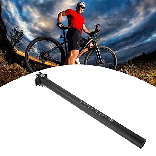 Tija de Sillín de Bicicleta de Carretera, T700 Material de Fibra de Carbono de Alta Resistencia Tija de Sillín de Bicicleta No Es Fácil de Romper para Bicicletas de Carretera para(27,2 * 400 MM)