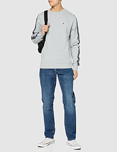 Tommy Hilfiger Track Top LS HWK Sudadera, Gris (Grey Heather 004), Medium para Hombre